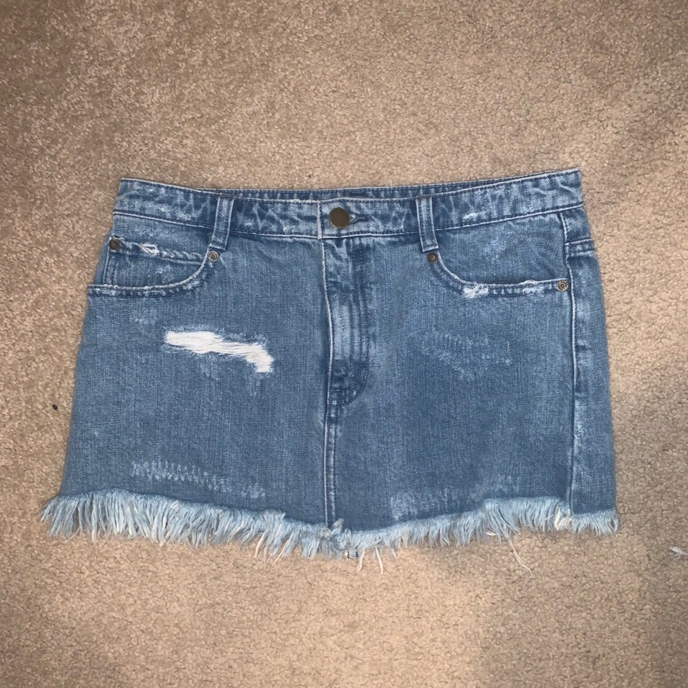 Free People Denim Skirt